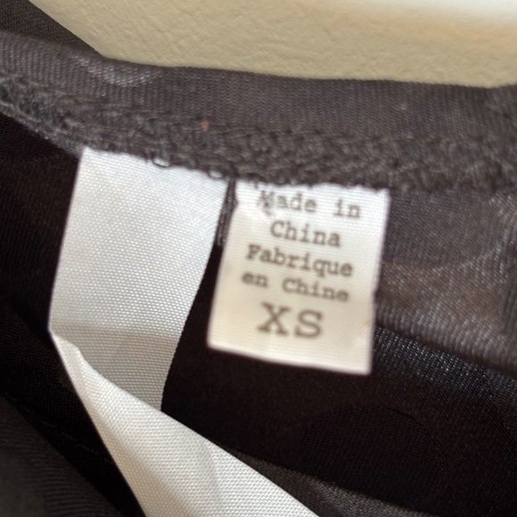 Reformed Dress Asymmetrical Black Size XS - Picture 5 of 8